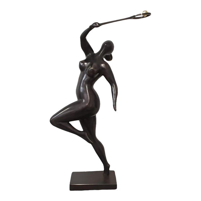 "The Tennis Player" Contemporary Bronze Sculpture For Sale