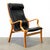 Mid-Century Modern 1960s Attributed to Skovby Møbelfabrik "Bern" Bentwood Beech Armchair With Leather Upholstery For Sale - Image 3 of 8