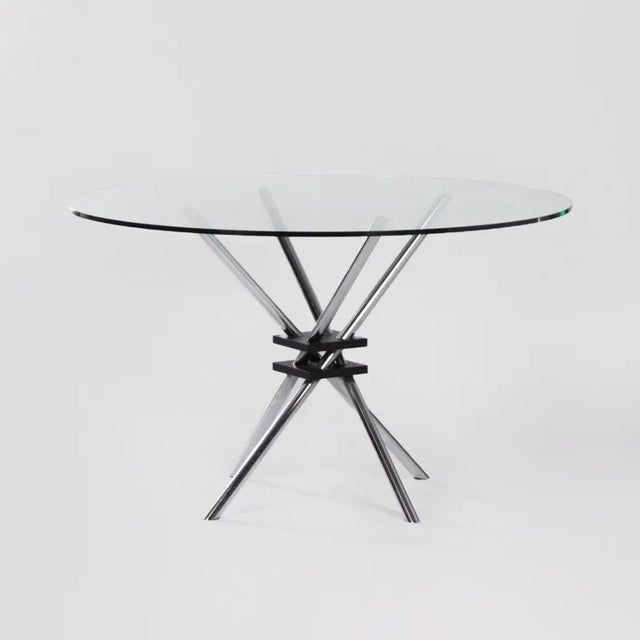 Round Dining Table Model 459 by Takehiko Mizutani for Alivar, 1990s For Sale - Image 10 of 10