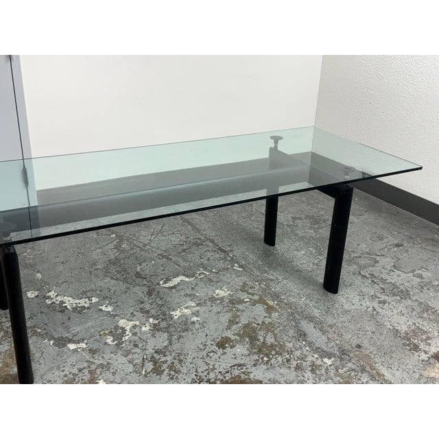 2010s Le Corbusier, Jeanneret & Perriand for Cassina Lc6 Dining Table For Sale - Image 5 of 12