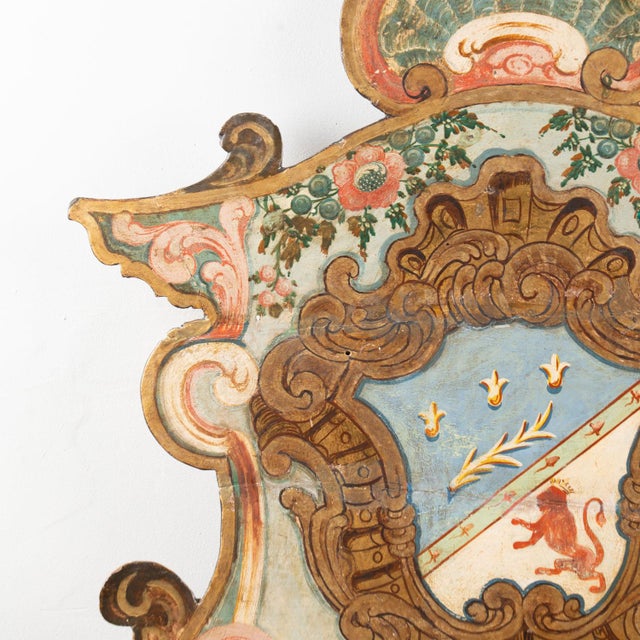 Late 19th Century Hand Painted Italian Architectural Accent For Sale - Image 4 of 11