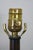 Metal Maitland Smith Bronze Deco Monkey Candlestick Table Lamp 29" For Sale - Image 7 of 17
