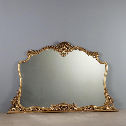 Large Rococo Style Mirror For Sale - Image 12 of 12