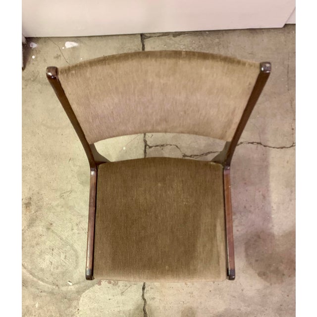 Farstrup Set of Six Dining Room Chairs Made in Dark Wood by Faarstrup From 1960s For Sale - Image 4 of 11