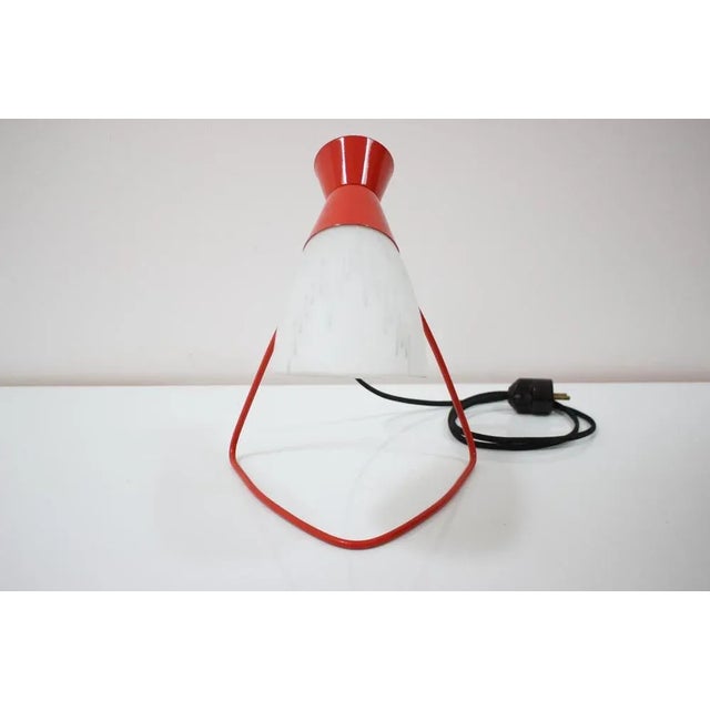 - Made in Czechoslovakia - made of lacquered metal - re-polished - fully functional - new cabling - good, original...