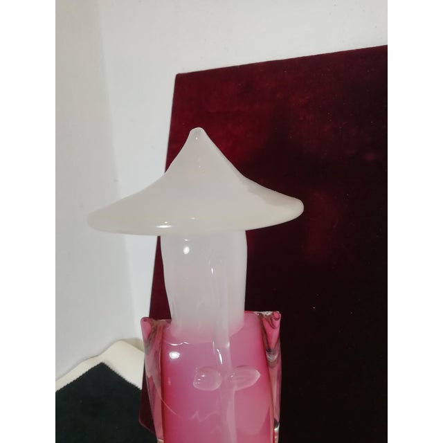 Pink Murano Glass Figure from Oball, Italy, 1970s For Sale - Image 8 of 12