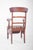 Chair with Striped Upholstery, 19th Century For Sale - Image 9 of 11