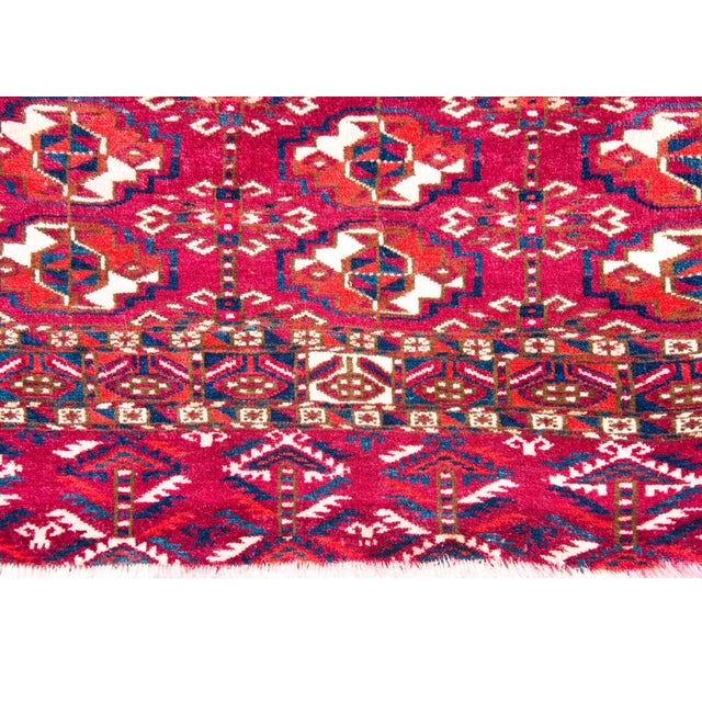 Early 20th Century Persian Turkmen Teke Rug For Sale - Image 11 of 14