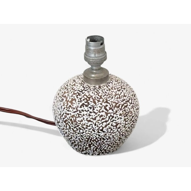 Art Deco Jean Besnard, French Art Deco, Ceramic, Table Lamp, France, 1960s For Sale - Image 3 of 10