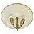 Article: brass ceiling light, uplight flush mount Origin: Italy Age: 1950s This vintage modernist light was produced in...