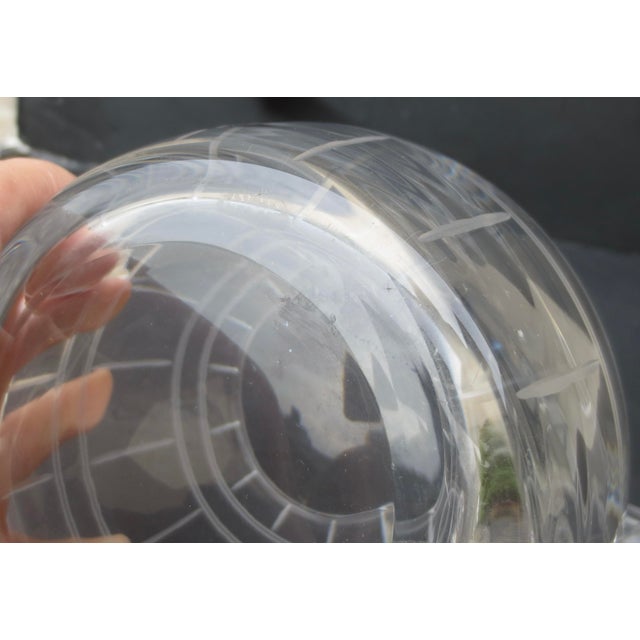 Mid-Century Modern Mid 20th Century Crystal Cookie Jar by Stuart England For Sale - Image 3 of 8