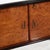 Vintage Wooden Sideboard with Decorated Glass Top and Bar Compartment For Sale - Image 9 of 18