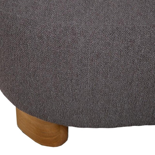 Textile LC1 Lounge Chair in Grey Fabric from Tradition Margas For Sale - Image 7 of 13