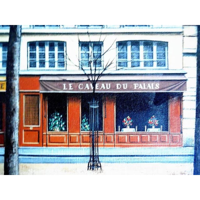 Angelo Mozziconacci, Place Dauphine, Paris, 1980 For Sale - Image 4 of 8