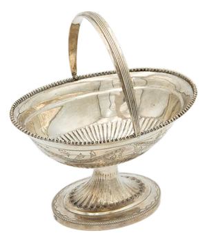 Silver Candy Box with Floral Motifs