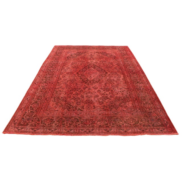 Vintage rug | Size: 292 x 200 cm | Hand-knotted | Pile: Shortened and dyed | Pattern: Classic oriental design with modern...