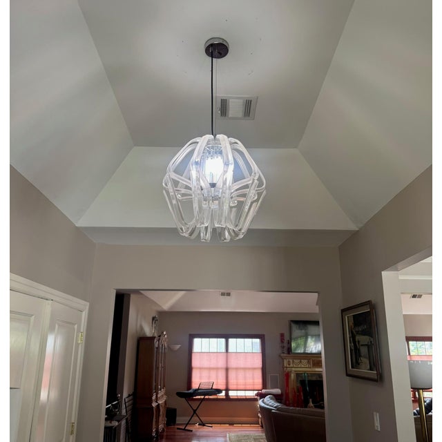 2020s Kika Bohemia Modern Crystal Loop Chandelier - Justice Design Group 18.5"h X 17"w For Sale - Image 5 of 10