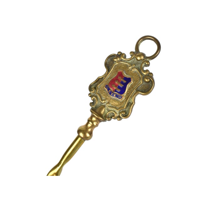 Early 20th Century Early 20th Century Solid Brass English Fireplace Toasting Forks- Set of 4 For Sale - Image 5 of 10