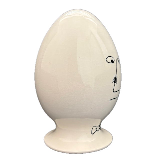 Mid-Century Modern 1959 Egghead Housefly Ceramic Sculpture by LaGardo Tackett For Sale - Image 3 of 7
