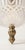 A striking vintage pendant light featuring a beautifully textured glass shade topped with an elegant brass fitting. The...