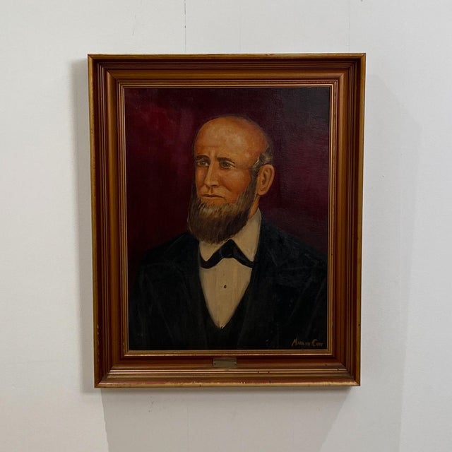 Antique Victorian Style Portrait Of A Man Chairish