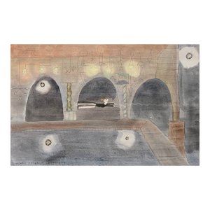 1992 Mark Casey Milestone Outsider Art Painting