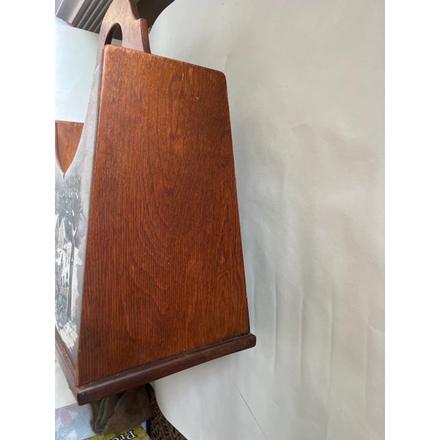 Mid 20th Century Vintage Conant-Ball Co. Wooden Magazine Rack For Sale In Washington DC - Image 6 of 13