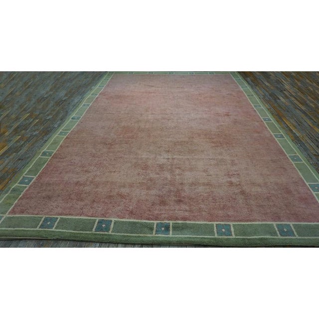 1930s Austrian Art Nouveau Vienna Werkstätte Carpet ( 285 x 412 ) This early 20th-century Austrian carpet is a rare and...