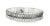 Symbolize everlasting love with this 18K white gold band, featuring 96 brilliant round white and black diamonds (1 ct...