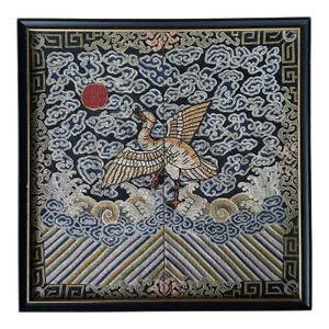 Antique Chinese Kesi Fourth Rank Badges Qing Dynasty