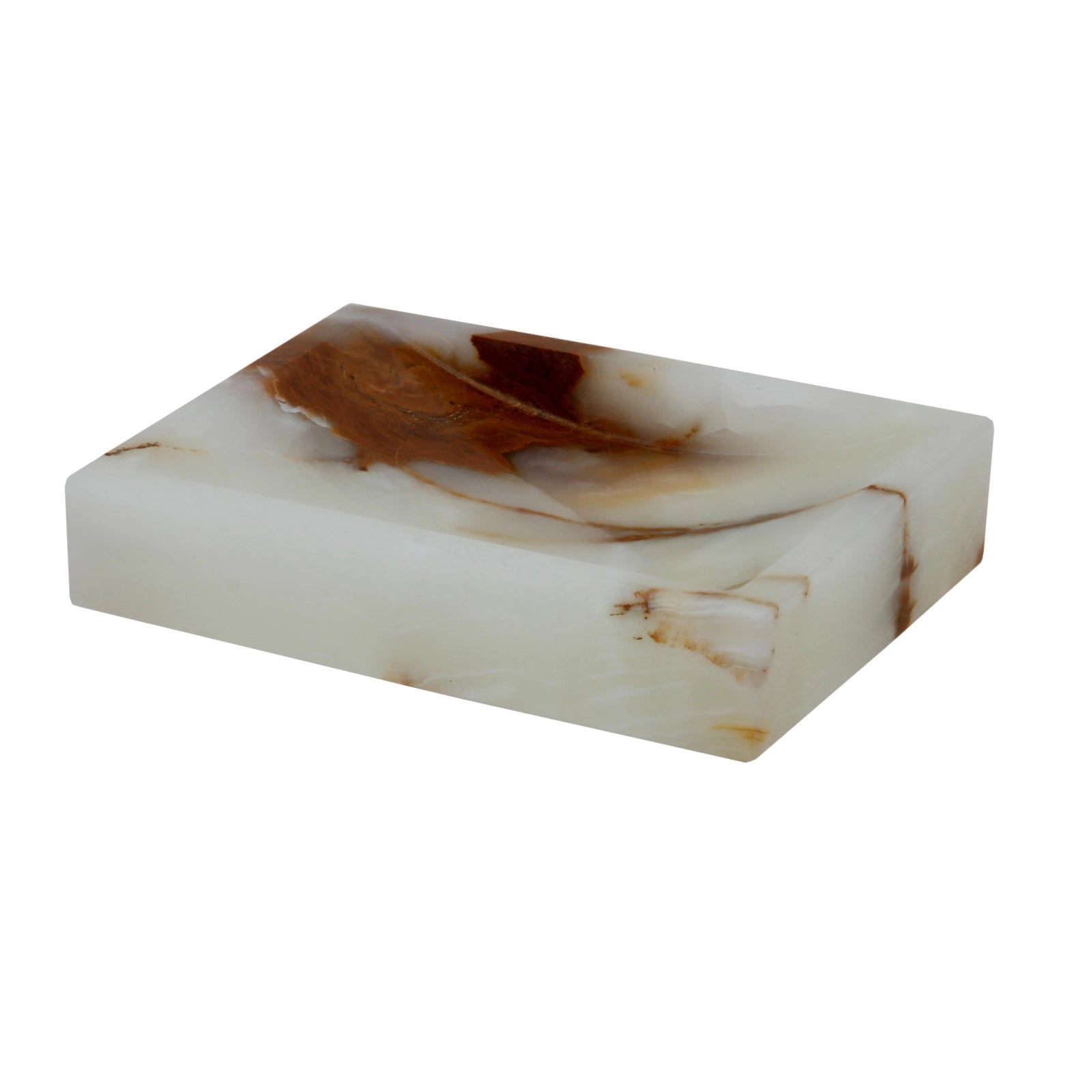 White Marble Soap Dish Chairish