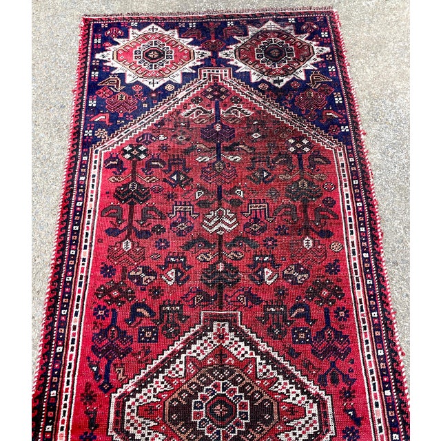 Fine Geometric Caucasian Handwoven Runner For Sale - Image 10 of 18