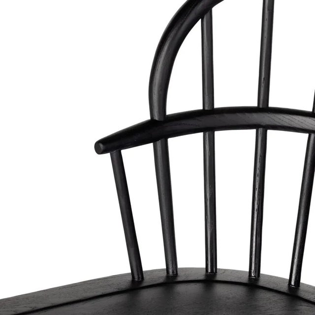 Four Hands Connor Dining Chair, Black Ash For Sale - Image 11 of 12