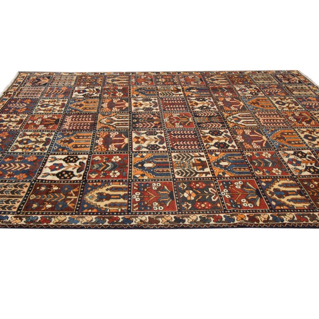 Vintage Baktarie Wool Rug For Sale In New York - Image 6 of 7