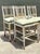 Vintage Distressed Wood Faux Bamboo Spindle Back Chairs - Set of 4 For Sale - Image 13 of 18