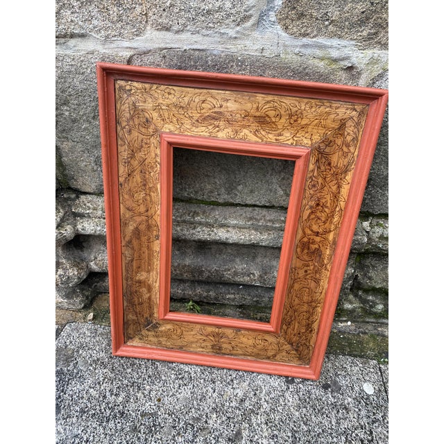 Antique Frame in Chestnut For Sale - Image 4 of 18