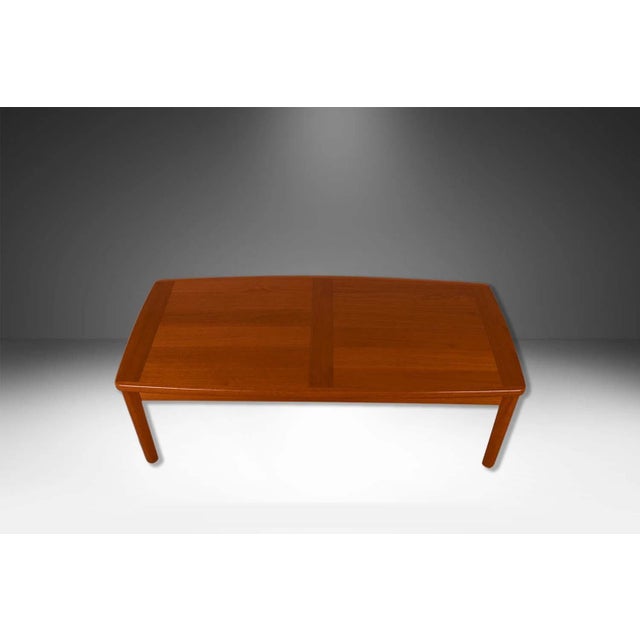 Exceptional Danish Modern teak, Mid-Century Modern, vintage Scandinavian design, teak, rectangular coffee table by A. B....
