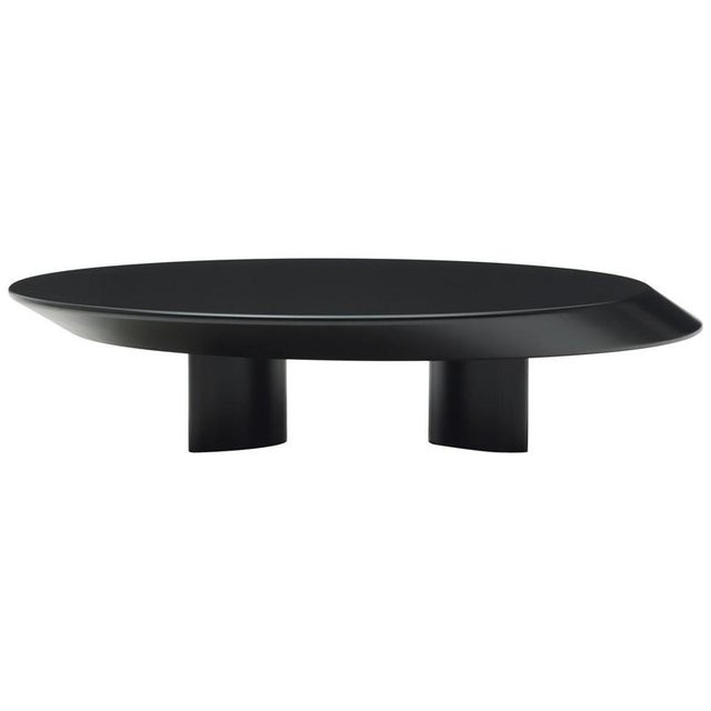 Cassina Accordo Low Table in Brown Lacquered Wood by Charlotte Perriand for Cassina For Sale - Image 4 of 10