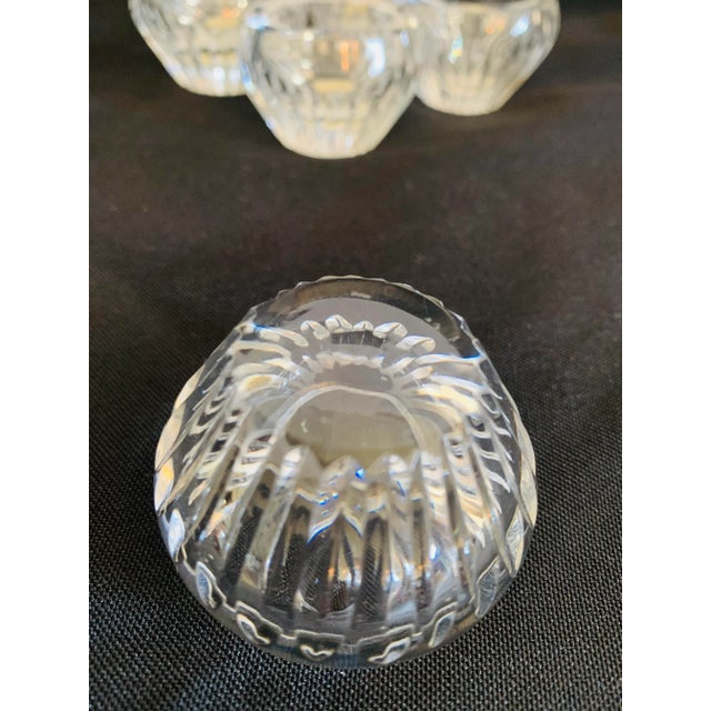 Early 20th Century Wedgwood Irish Crystal Salt Cellars - Set of 6 For Sale - Image 9 of 12