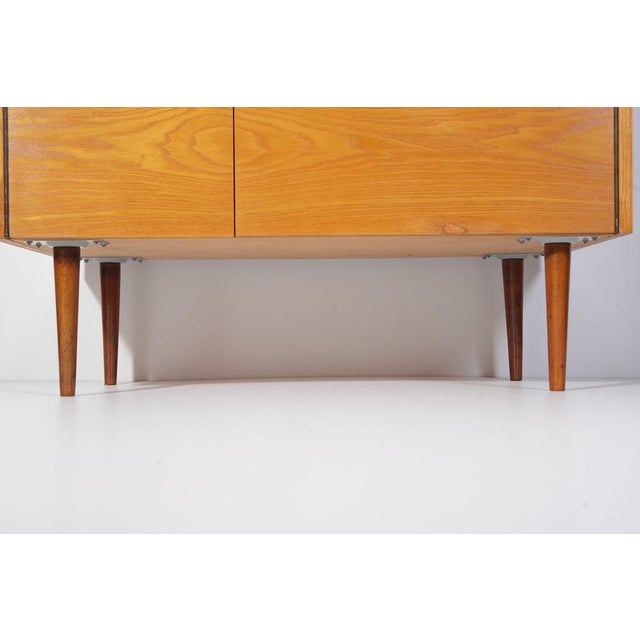 Mid-Century Ash Wood Cabinet from Up Zavody, 1965 For Sale - Image 16 of 18