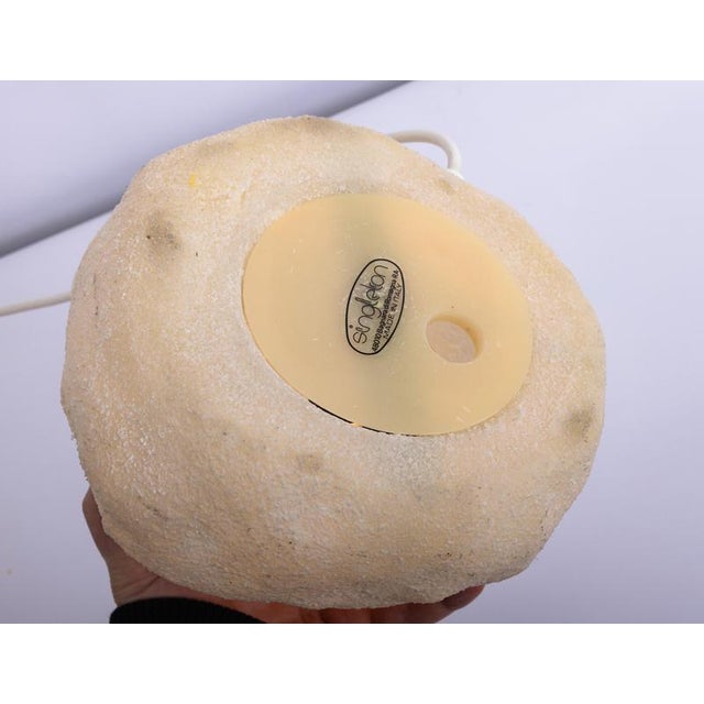 Glass Vintage Dora Moon Rock Lamp by André Cazenave for Singleton, Italy, 1970s For Sale - Image 7 of 9