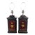 Illuminate your space with our Pair of English Style Tole Cannister Lamps. These lamps are not just light sources, but...