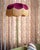 The Burgundy Fringed Lampshade - Large For Sale - Image 6 of 6