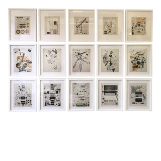 Contemporary Electronic and Mechanical Still Life Photograph Prints by Todd McLellan, Framed - Set of 15 For Sale