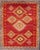 Tribal Turkish Konya Rug With Diamond Design in Beautiful Royal Red Background For Sale - Image 13 of 13