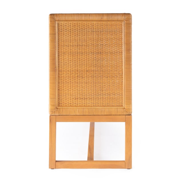 Captiva 76 in. W Rectangular Rattan 4 Door Sideboard, Natural Rattan For Sale In Chicago - Image 6 of 9
