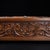 Vintage Chinese Hardwood Box | Carved Lotus Motif Ten-Drawer Storage Chest For Sale - Image 9 of 9