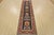 Farmhouse Kazak Runner 2’9” X 9’5” Blue Wool Traditional Hand-Knotted Oriental Rug For Sale - Image 3 of 14