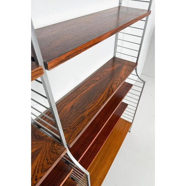 1960s Continental String Shelving System by Nisse & Kajsa Strinning, 1960s For Sale - Image 5 of 14