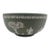 Vintage Mid-Century Modern Wedgwood Sage Green Jasperware Sacrifice Bowl For Sale